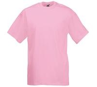 Fruit of the Loom Men's T-Shirt, Large, Light Pink., L