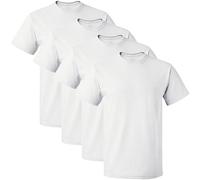 Fruit of the Loom Men's Tag-Free Cotton Undershirts, Regular-Crew-4 Pack White, Large (Pack of 4)