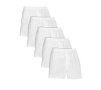 Fruit Of The Loom Mens Tag-free Woven Boxer Shorts Relaxed Fit Moisture Wicking Assorted Color Multipacks Underwear White Large US
