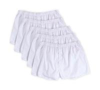 Fruit of the Loom Men's Woven Tartan and Plaid Boxer Multipack White