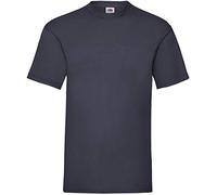 Fruit of the Loom Mens Valueweight Crew Neck T-Shirt Deep Navy Size S