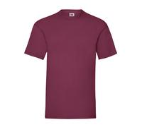 Fruit of the Loom Men's Valueweight Heather T-Shirt in Burgundy | Size: Medium Fruit Of The Loom Burgundy M