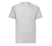 Fruit of the Loom Men's Valueweight Heather T-Shirt in Grey | Size: 5XL Fruit Of The Loom Grey 5XL