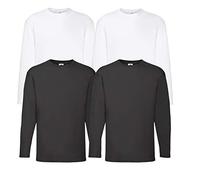 Fruit of the Loom Men's Valueweight Long Sleeve Sports Top, M
