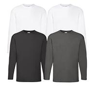 Fruit of the Loom Men's Valueweight Long Sleeve Sports Top, M