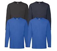 Fruit of the Loom Men's Valueweight Long Sleeve Sports Top, M