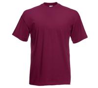 Fruit of the Loom Mens Valueweight Short Sleeve T-Shirt (2XL) (Burgundy)