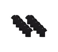 Fruit of the Loom Men's Valueweight Short Sleeve T Shirt, Black, M UK