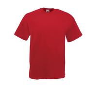 Fruit of the Loom Men's Valueweight Short Sleeve T-Shirt, Brick Red, Large