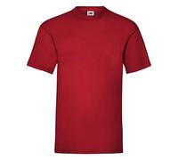 Fruit of the Loom Men's Valueweight Short Sleeve T-Shirt, Brick Red, Medium