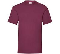 Fruit of the Loom Men's Valueweight Short Sleeve T-Shirt, Burgundy, Small
