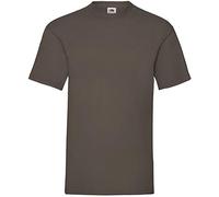 Fruit of the Loom Men's Valueweight Short Sleeve T-Shirt, Chocolate, X-Large