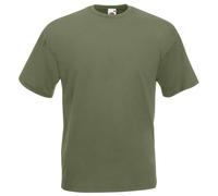 Fruit of the Loom Men's Valueweight Short Sleeve T-Shirt, Classic Olive, Small