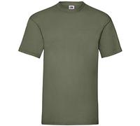 Fruit of the Loom Men's Valueweight Short Sleeve T-Shirt, Classic Olive, Small