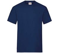 Fruit of the Loom Men's Valueweight Short Sleeve T-Shirt Pack of 5, Navy, XX-Large