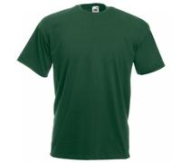 Fruit of the Loom Men’s 100% Cotton T-Shirt, bottle green, S