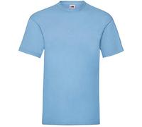 Fruit of the Loom Mens Valueweight Short Sleeve T-Shirt (S) (Sky Blue)