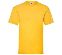 Fruit of the Loom Men's Valueweight T-Shirt in Bright Yellow | Size: XL Fruit Of The Loom Bright Yellow XL