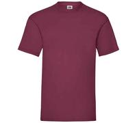 Fruit of the Loom Men's Valueweight T-Shirt in Burgundy | Size: Medium Fruit Of The Loom Burgundy M