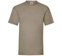 Fruit of the Loom Men's Valueweight T-Shirt in Khaki | Size: Medium Fruit Of The Loom Khaki M