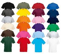 Fruit of the Loom Men's Valueweight Tee T-Shirt, Weiß (White 000), M