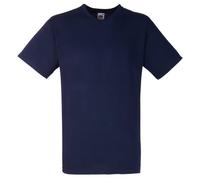 Fruit of the Loom Mens Valueweight V-Neck, Short Sleeve T-Shirt (XL) (Deep Navy)