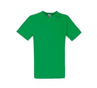 Fruit of the Loom Mens Valueweight V-Neck, Short Sleeve T-Shirt (XL) (Kelly Green)