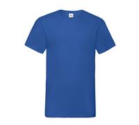 Fruit of the Loom Mens Valueweight V Neck T-Shirt (Royal Blue) Cotton - Size 3XL