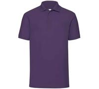 Fruit of the Loom Mens Womens Polo Shirt Plain Unisex Casual Work Wear Top 63402