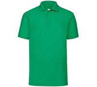 Fruit of the Loom Mens Womens Polo Shirt Plain Unisex Casual Work Wear Top 63402
