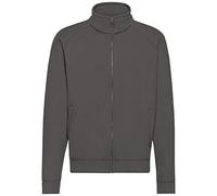 Fruit of the Loom Men's Zip front Classic Jacket, Light Graphite, Medium