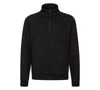 Fruit of the Loom - Men's Zip Sweatshirt (L) (Black), multi-coloured, L