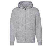 Fruit Of The Loom Mens Zip Through Hooded Sweatshirt / Hoodi BC360