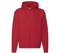 Fruit Of The Loom Mens Zip Through Hooded Sweatshirt / Hoodie