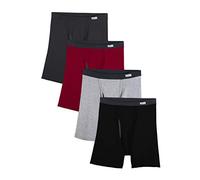 Fruit of the Loom mens4LBL7CXNo Ride Up Boxer Brief Underwear - Multi - XXL