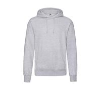 Fruit of the Loom Opaque Men's Hoodie Long / Regular grey heather grey Size:L
