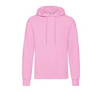 Fruit of the Loom Opaque Men's Hoodie Long / Regular Pink light pink Size:M