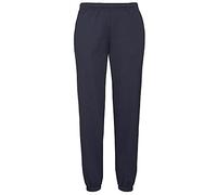 (M, Deep Navy) Fruit Of The Loom Mens Elasticated Cuff Jog Pants / Jogging Bottoms