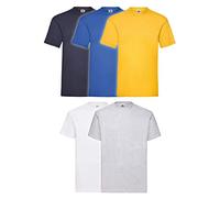 Fruit of the Loom Original T Logo Men's T-Shirt, Pack of 5 - - M