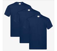 Fruit of the Loom Original T Shirt 3 Pack | 100% Cotton S-5XL Multi-Colour