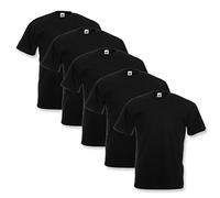 Fruit of the Loom original value weight tee, crew neck t-shirt F140 5, pack of 10, 15 and 20 - Multicolour - Medium