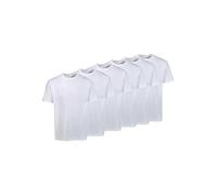 Fruit of The Loom Pack of 6 Short Sleeve T-Shirts Grey