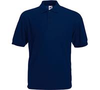 Fruit of the Loom Pique Polo Shirt Blended Fabric 63, 402, 0 - Blue - XX-Large