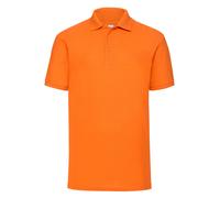 Fruit of the Loom Plain 65/35 Polyester Cotton Short Sleeve Polo Shirt S-5XL