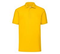 Fruit of the Loom Plain 65/35 Polyester Cotton Short Sleeve Polo Shirt S-5XL