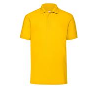 Fruit of the Loom Plain 65/35 Polyester Cotton Short Sleeve Polo Shirt S-5XL