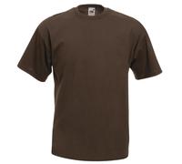 Fruit of the Loom Plain Blank Mens Mans Cotton Tee Shirt Tshirt Value T-Shirt