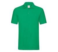 Fruit of the Loom Plain Cotton Short Sleeve Premium Polo Shirt S-3XL