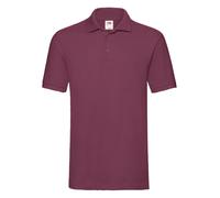 Fruit of the Loom Plain Cotton Short Sleeve Premium Polo Shirt S-3XL