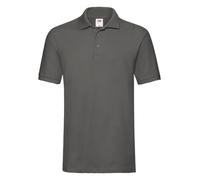 Fruit of the Loom Plain Cotton Short Sleeve Premium Polo Shirt S-3XL
